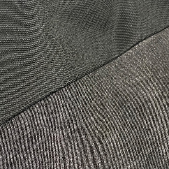 MOYURU Japanese Culottes Mixed Fabric Tulip Cropped Dropcrotch pants Black Large - Picture 7 of 8